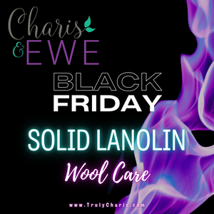 Black Friday Charis 'N Ewe Unscented Solid Lanolin