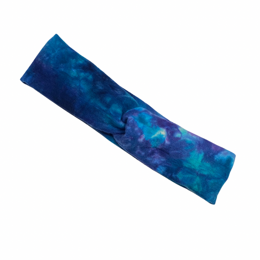 Midweight - Adult Twist Headband in Blue-Purple DD