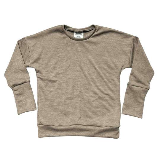 6-9Y Finland Fabric Endurance Dolman in Taupe