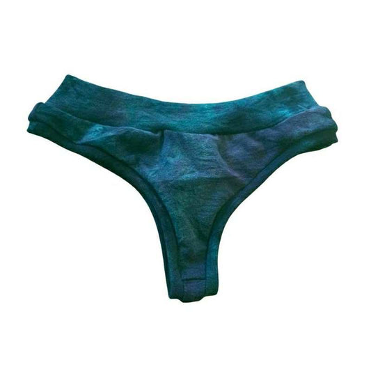XS Thong in Blue-Purple-Teal DD 97/3 Jersey (300gsm)