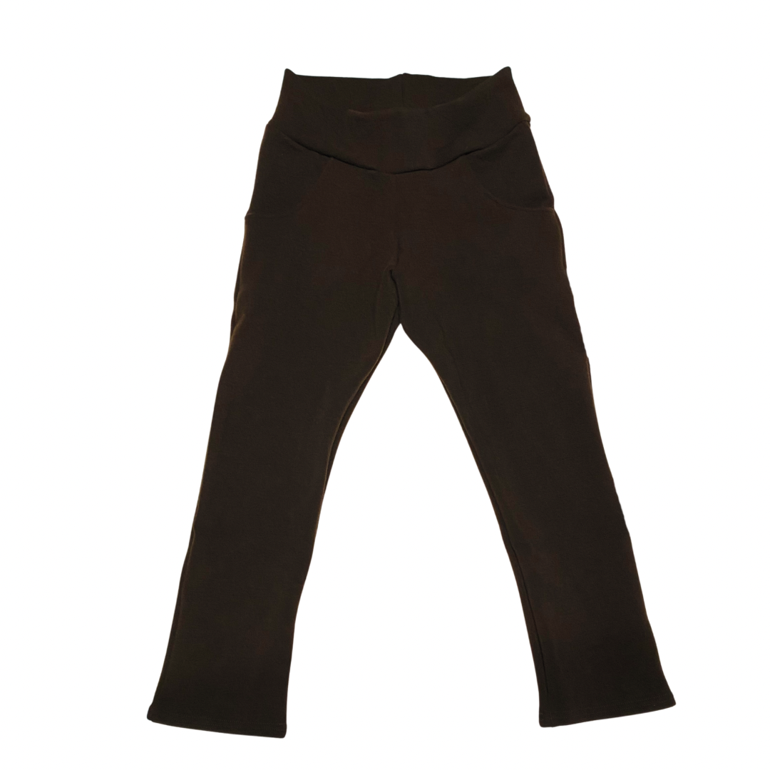 97/3 Big Kid Large Bootcut Capris in Reindeer w/ 20” Inseam