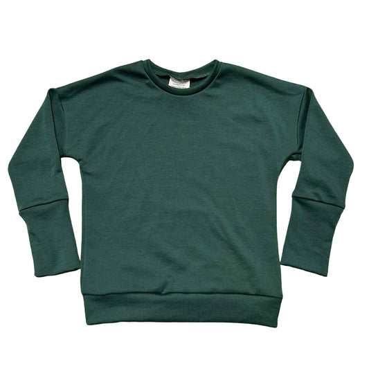 6-9Y Finland Fabric Endurance Dolman in Emerald