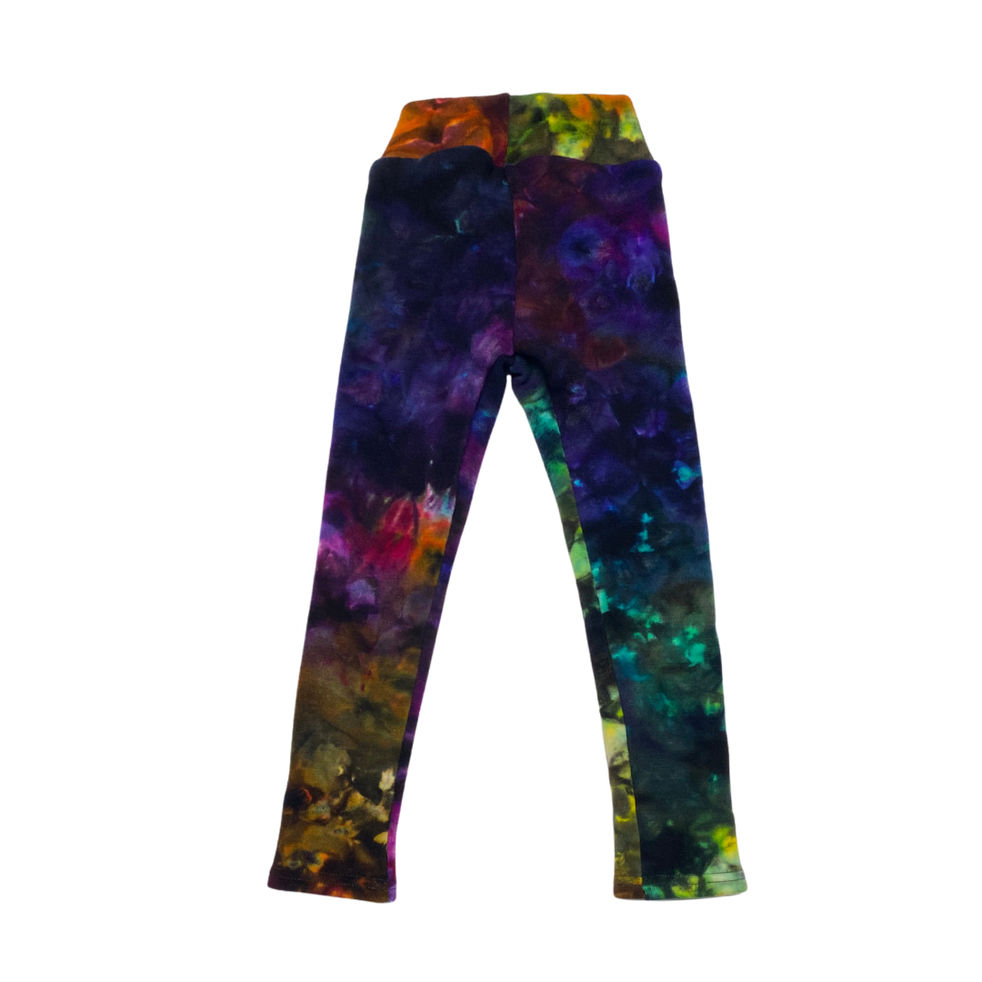 97/3 Toddler Small +2” Inseam  Leggings in Midnight Kaleidoscope DD - 15” Inseam