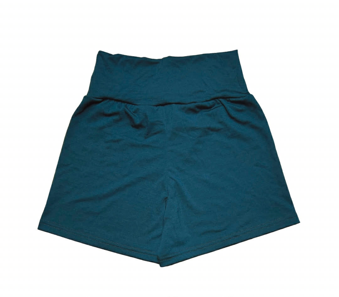 XXS Jersey Adult Sleep Shorts in Peacock