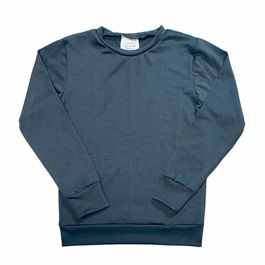 7Y Jersey Slim Fit Banded Tee in Charcoal