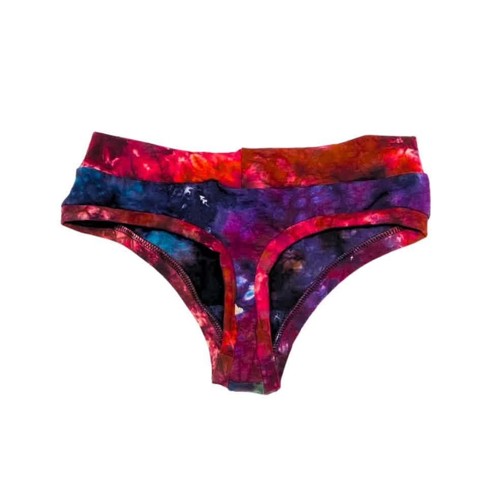 97/3 - Large Thong in Autumn Rainbow DD