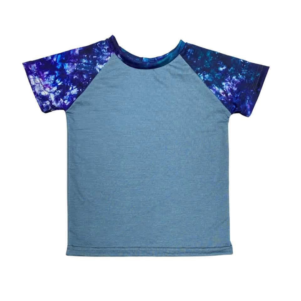 Jersey - 2T Raglan in Soft Teal w/ DD sleeves